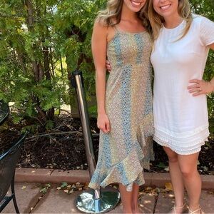 Floral Spaghetti Strap Midi Dress